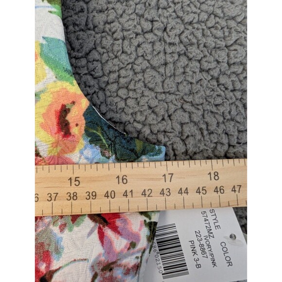 Danny and Nicole Dress Sz 4 Floral Print Pockets Sleeveless Summer Bloom Cottage - Picture 14 of 16